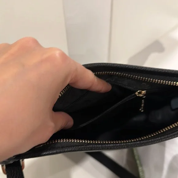 Longchamp Le Foulonne Small Black Crossbody (made in France) - Picture 10 of 13